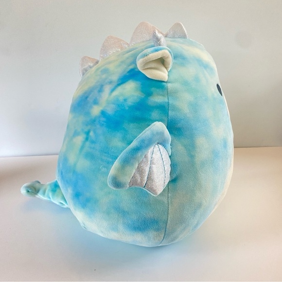 Squishmallows 12” Keith the Blue Tie Dyed Dragon 2021 - Picture 9 of 13